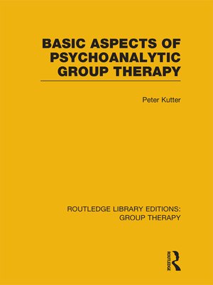 cover image of Basic Aspects of Psychoanalytic Group Therapy
